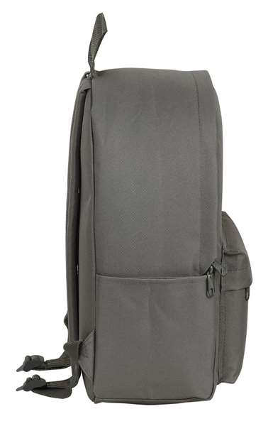 Safta Mochila - Sac à dos pour ordinateur portable 14,1 pouces, polyester 600D, couleur gris fumé, modèles aléatoires