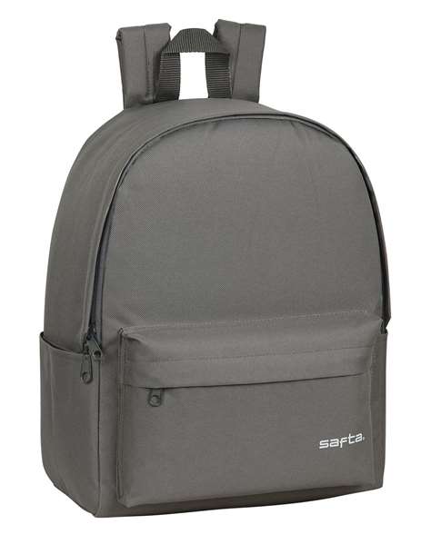 Safta Mochila - Sac à dos pour ordinateur portable 14,1 pouces, polyester 600D, couleur gris fumé, modèles aléatoires
