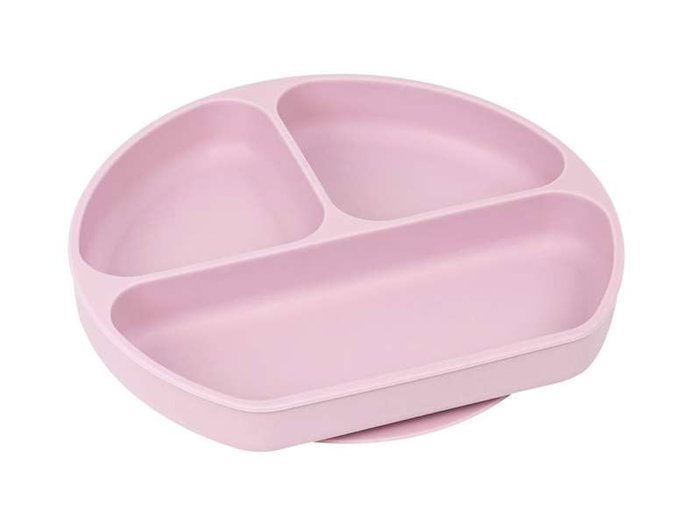 Safta Plato Koala en Silicone avec Ventouse pour Bébé - Rose, Recommandé de 4 Mois à 3 Ans
