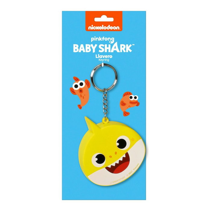 Porte-clés Baby Shark Beach Day Jaune