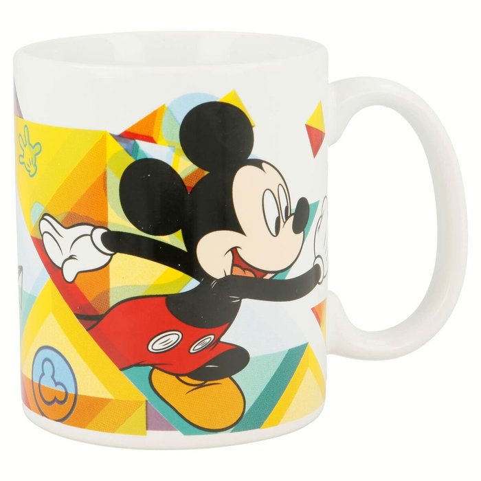 Tasse mug Mickey Mouse Happy smiles Bleu Rouge Céramique 350 ml Tasse mug Mickey Mouse Happy smiles Bleu Rouge Céramique 350 ml