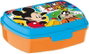 Safta Sandwichera Mickey Mouse "Happy Smiles" pour enfants - Moules à sandwich décorés 17 x 5,6 x 13,3 cm - Couleurs rouge et bleu