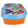 Safta Sandwichera Mickey Mouse "Happy Smiles" pour enfants - Moules à sandwich décorés 17 x 5,6 x 13,3 cm - Couleurs rouge et bleu