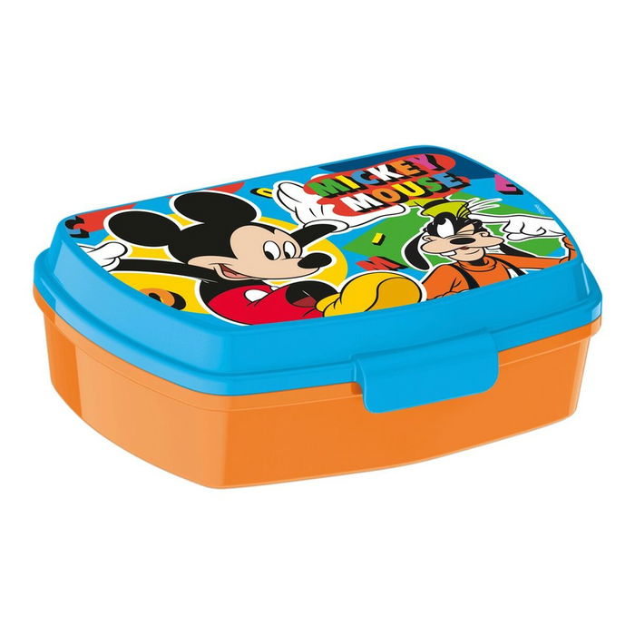 Boîte à Sandwich Mickey Mouse Happy smiles Plastique Rouge Bleu (17 x 5.6 x 13.3 cm) Boîte à Sandwich Mickey Mouse Happy smiles Plastique Rouge Bleu (17 x 5.6 x 13.3 cm)
