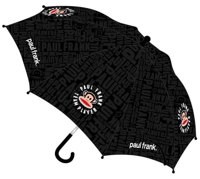 Paul Frank Team Player - Parapluie manuel 48 cm (48xcm) en polyester 300D, couleur noir - Modèle aléatoire Paul Frank Team Player - Parapluie manuel 48 cm (48xcm) en polyester 300D, couleur noir - Modèle aléatoire