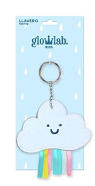 Safta Llavero Glowlab Kids "Nube" - Porte-clés lumineux enfant nuage 3 x 8 cm, à partir de 3 ans
