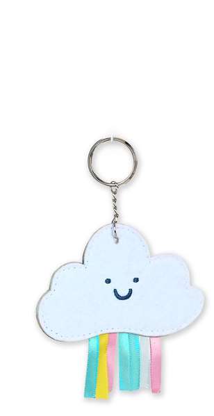 Safta Llavero Glowlab Kids "Nube" - Porte-clés lumineux enfant nuage 3 x 8 cm, à partir de 3 ans