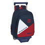 Cartable à roulettes F.C. Barcelona Corporativa Bleu Bordeaux (27 x 33 x 10 cm)
