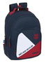 Safta Mochila double adaptable au chariot FC Barcelona "Corporative" 32x42x15cm - Sac à dos pour enfant à partir de 3 ans