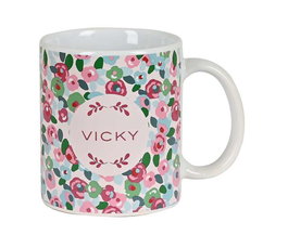 Safta Taza VMB Rosebloom 80x95 cm - Tasse grande pour enfants de 3 ans - 300D Polyester - Multicolore - Version espagnole