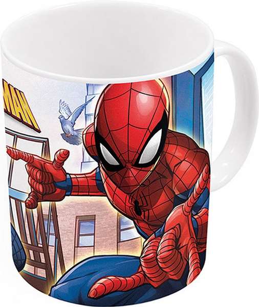 Safta Tasse grande Spider-Man Great Power 325 ml 11.7x10x8.7 cm - Modèles assortis (Design aléatoire)