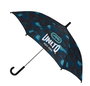 Safta Parapluie manuel Ecko Unltd. Nomad 48 cm avec matiere 300D polyester en noir et bleu
