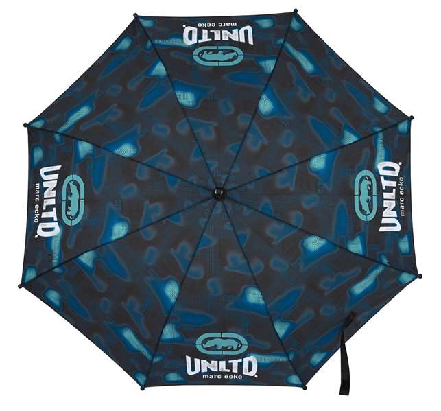 Safta Parapluie manuel Ecko Unltd. Nomad 48 cm avec matiere 300D polyester en noir et bleu