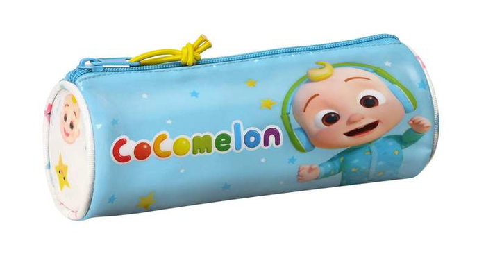 Safta Cocomelon Porte-tout rond pour table facile à nettoyer pour enfant, 20 x 7 x 7 cm