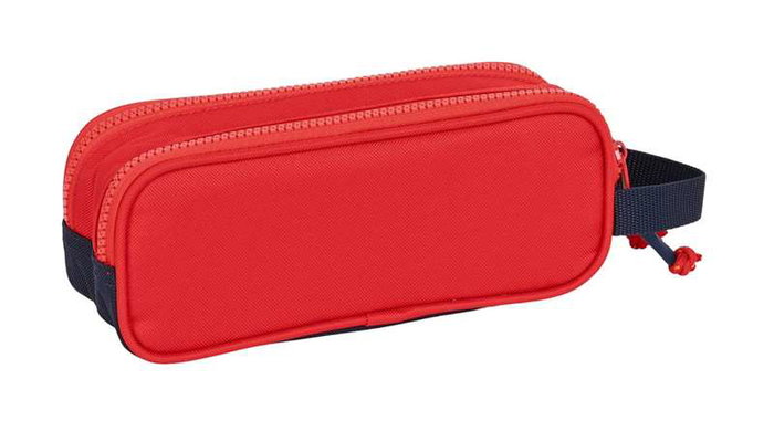 Safta Portatodo Double Boite a bijoux ou rangement a motif equipe d'Espagne de football 21 x 8 x 6 cm en polyester 600D