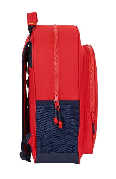 Safta Sac à dos junior adapté pour chariot de l'équipe nationale espagnole de football, dimensions 32 x 38 x 12 cm, polyester 600D, pour enfants de 3 ans, couleur rouge et bleu Safta Sac à dos junior adapté pour chariot de l'équipe nationale espagnole de football, dimensions 32 x 38 x 12 cm, polyester 600D, pour enfants de 3 ans, couleur rouge et bleu