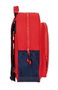 Safta Sac à dos junior adapté pour chariot de l'équipe nationale espagnole de football, dimensions 32 x 38 x 12 cm, polyester 600D, pour enfants de 3 ans, couleur rouge et bleu