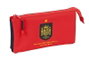 Safta Sac Porte-Tout Triple Sélection Espagnole de Football 22 x 12 x 3 cm - Couleur Rouge et Bleu