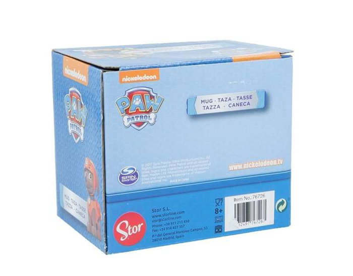 Safta Tasse grande 325 ml Paw Patrol "Friendship" 11,7 x 10 x 8,7 cm - Tasse à café bleue pour enfants 3 ans Safta Tasse grande 325 ml Paw Patrol "Friendship" 11,7 x 10 x 8,7 cm - Tasse à café bleue pour enfants 3 ans