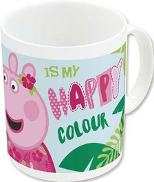 Safta Taza Grande Tasse 325 ml Peppa Pig "Having Fun" 11,7x10x8,7 cm - Modèles Assortis