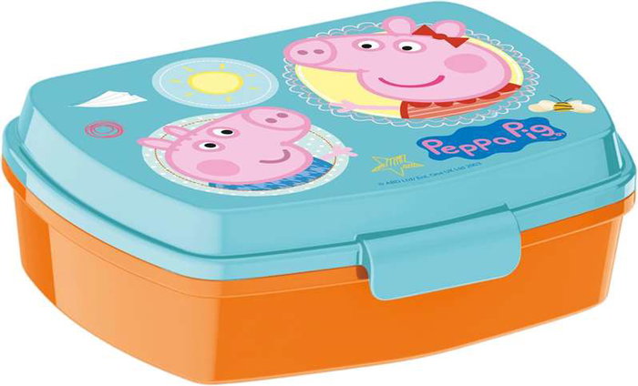 Safta - Grille-pain sandwich Peppa Pig "Having Fun" 17 x 5.6 x 13.3 cm - Modèles assortis - Langue: espagnol - Age recommandé: 3 ans