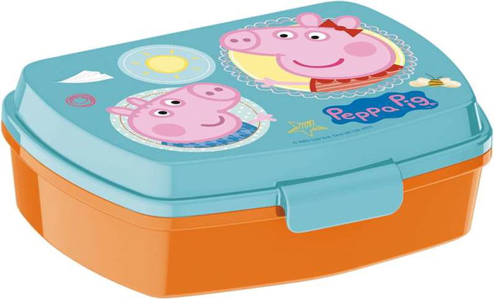 Safta - Grille-pain sandwich Peppa Pig "Having Fun" 17 x 5.6 x 13.3 cm - Modèles assortis - Langue: espagnol - Age recommandé: 3 ans