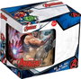 Safta Tasse Grand modèle 325 ml Avengers Infinity, dimensions 11,7 x 10 x 8,7 cm, thème Marvel, couleur rouge et noir