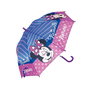 Safta - Parapluie automatique Minnie Mouse 48 cm rayures Lucky - Design envoyé aléatoirement - Enfant 3 ans