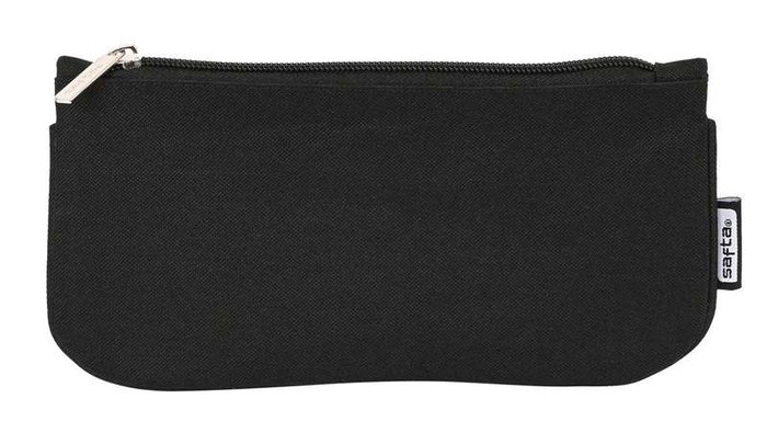 Safta Trousse à crayons plate noire 23 x 11 x 1 cm - Polyester 300D pour enfant 3 ans Safta Trousse à crayons plate noire 23 x 11 x 1 cm - Polyester 300D pour enfant 3 ans