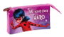 Safta Portatodo Triple Ladybug Boite de rangement triple pour enfant, motif coccinelle, 22 x 12 x 3 cm, Polyester, Fuschia