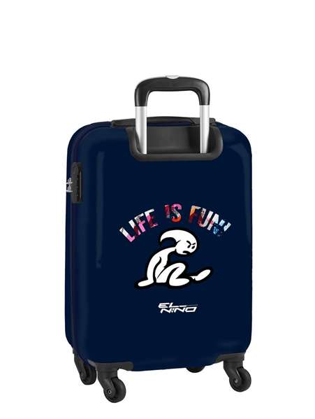 Safta Trolley cabine 20" pour enfant, 1 roue, dimensions 34.5 x 55 x 20 cm, thème "Life is Fun"