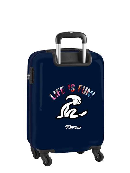 Safta Trolley cabine 20" pour enfant, 1 roue, dimensions 34.5 x 55 x 20 cm, thème "Life is Fun"
