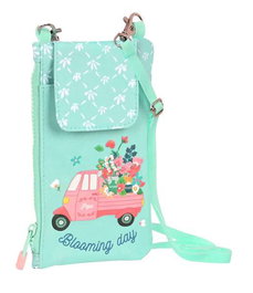 Safta Monedero portamovil Glowlab "Pepa" - Porte-clés et porte-monnaie en polyester 300D, multicolore, pour enfant à partir de 3 ans