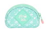 Safta Monedero XS "Pepa" Glowlab 9.5x7x3 cm - Portefeuille compact, Polyester 300D, Vert et Multicolore