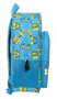 Safta Mochila Adapt.Carro Minions "Minionstatic" Sac à dos pour enfants 33 cm, bleu, polyester 300D