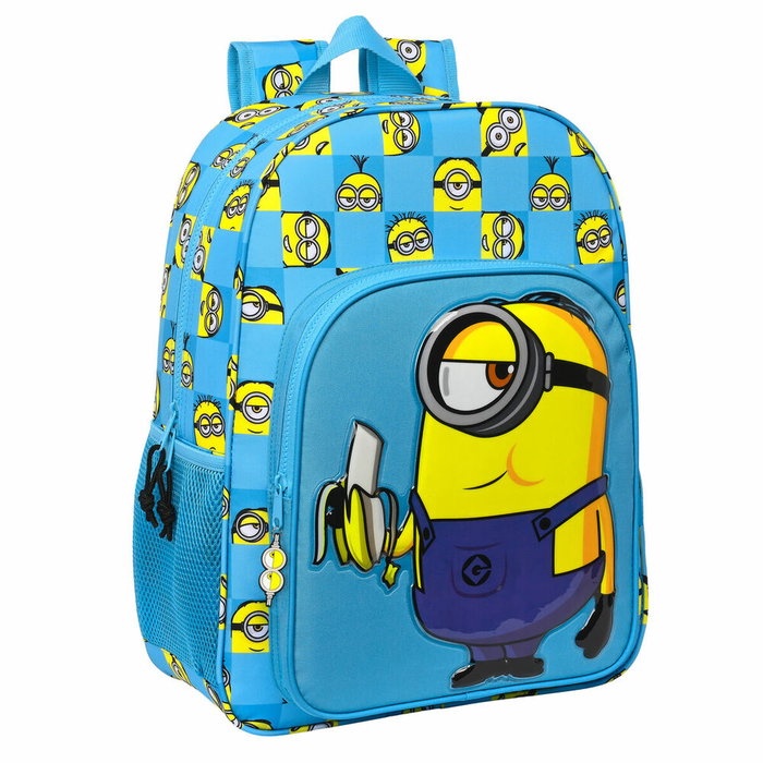 Cartable Minions Minionstatic Bleu 33 x 42 x 14 cm Cartable Minions Minionstatic Bleu 33 x 42 x 14 cm