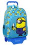Safta Moch 180+Carro 905 Malle Minions Minionstatic - 33 x 42 x 14 cm, Polyester 300D, Âge 3 ans, Bleu