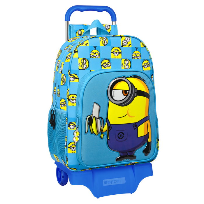 Cartable à roulettes Minions Minionstatic Bleu (33 x 42 x 14 cm) Cartable à roulettes Minions Minionstatic Bleu (33 x 42 x 14 cm)