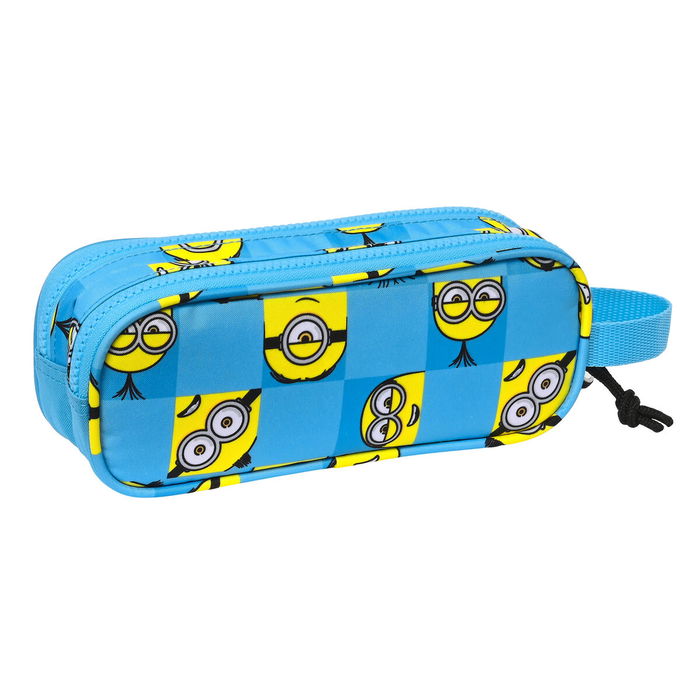 Trousse Fourre-Tout Double Minions Minionstatic Bleu (21 x 8 x 6 cm) Trousse Fourre-Tout Double Minions Minionstatic Bleu (21 x 8 x 6 cm)
