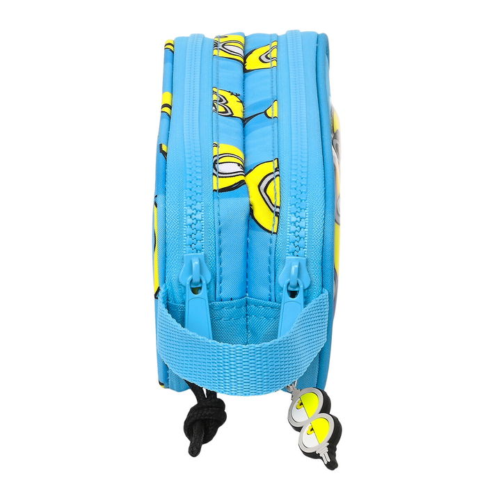 Trousse Fourre-Tout Double Minions Minionstatic Bleu (21 x 8 x 6 cm) Trousse Fourre-Tout Double Minions Minionstatic Bleu (21 x 8 x 6 cm)