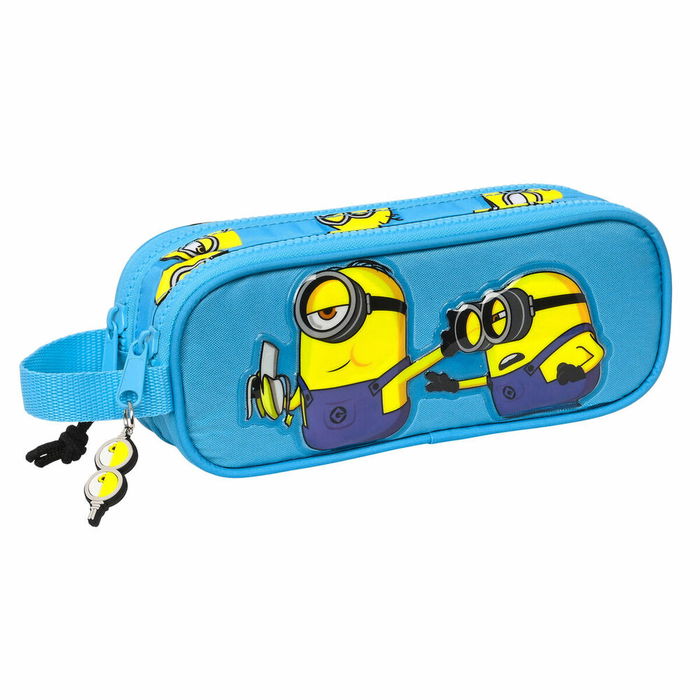 Trousse Fourre-Tout Double Minions Minionstatic Bleu (21 x 8 x 6 cm) Trousse Fourre-Tout Double Minions Minionstatic Bleu (21 x 8 x 6 cm)