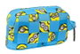 Safta Minions - Porte-déjeuner Isotherme "Minionstatic" 21.5x12x6.5 cm, pour 3 ans et plus, Polyester 300D, Bleu