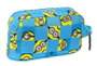 Safta Minions - Porte-déjeuner Isotherme "Minionstatic" 21.5x12x6.5 cm, pour 3 ans et plus, Polyester 300D, Bleu