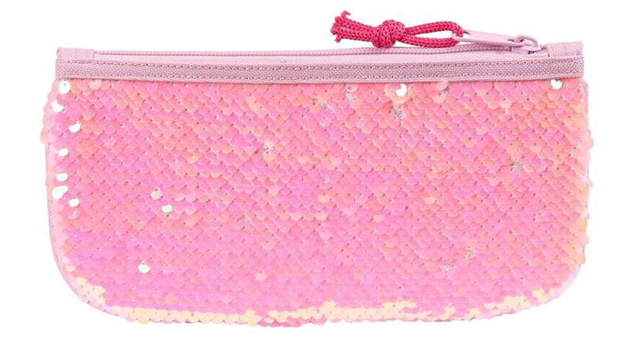 Safta Portatodo plan Nanana Sparkles 23x11x1 cm en polyester 600D avec paillettes, couleur rose clair, pour enfant à partir de 3 ans