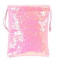 Safta Sac à collation nanana "Sparkles" 20 x 25 cm pour enfant, rose clair, polyester 600D avec paillettes, REACH, à partir de 3 ans