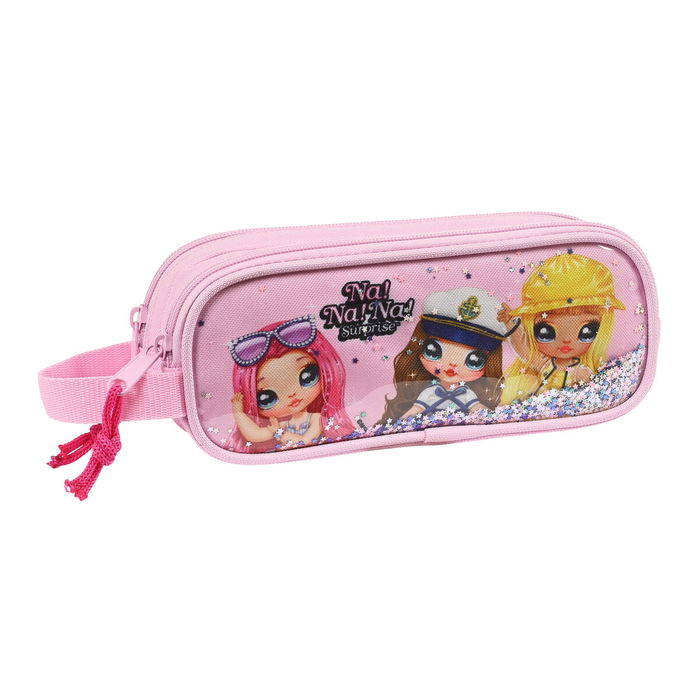 Trousse Fourre-Tout Double Na!Na!Na! Surprise Sparkles Rose 21 x 8 x 6 cm Trousse Fourre-Tout Double Na!Na!Na! Surprise Sparkles Rose 21 x 8 x 6 cm