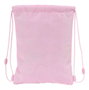 Safta Sac plat junior Nanana "Sparkles" 26 x 34 x 1 cm - Polyester 600D avec paillettes - Age minimum recommandé : 3 ans - Rose clair