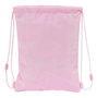 Safta Sac plat junior Nanana "Sparkles" 26 x 34 x 1 cm - Polyester 600D avec paillettes - Age minimum recommandé : 3 ans - Rose clair