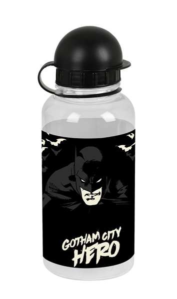 Safta Gourde Batman Hero 500 ml pour enfants 3 ans, motif noir en polyester 300D Safta Gourde Batman Hero 500 ml pour enfants 3 ans, motif noir en polyester 300D