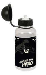 Safta Gourde Batman Hero 500 ml pour enfants 3 ans, motif noir en polyester 300D